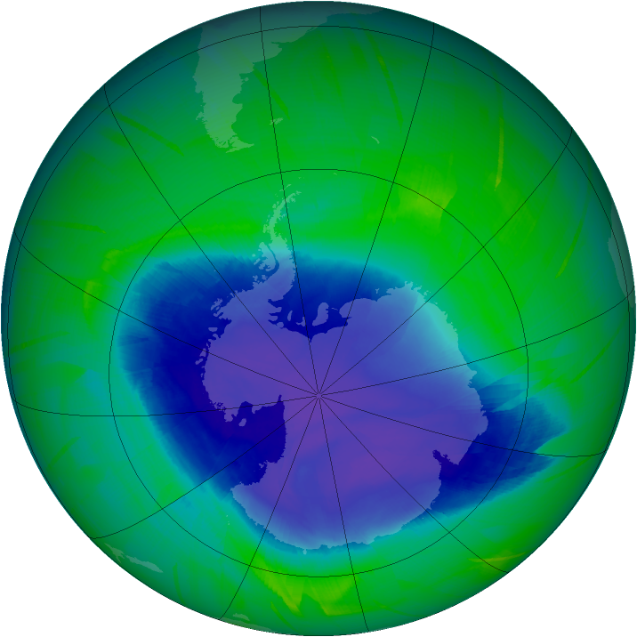 Ozone Map 2010-11-01